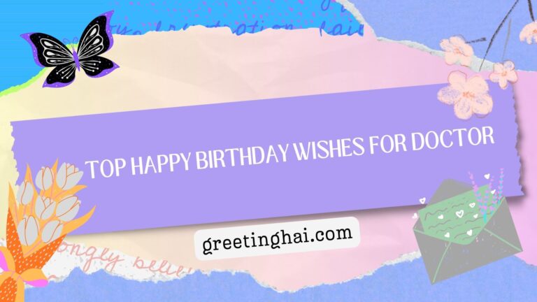 Birthday Wishes for Doctor