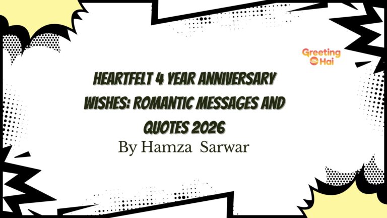 4 Year Anniversary Wishes